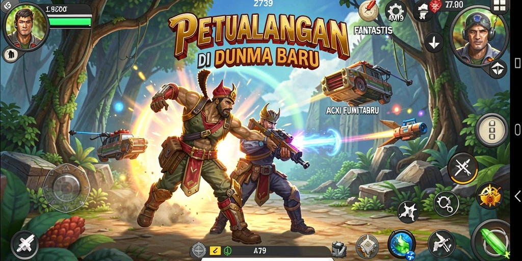 Tangkapan layar utama 2739 menunjukkan aksi pertarungan dalam gameplay ARPG.