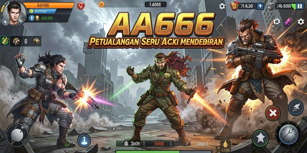 Gameplay seru dalam AA666 dengan aksi mendebarkan dan strategi tempur.