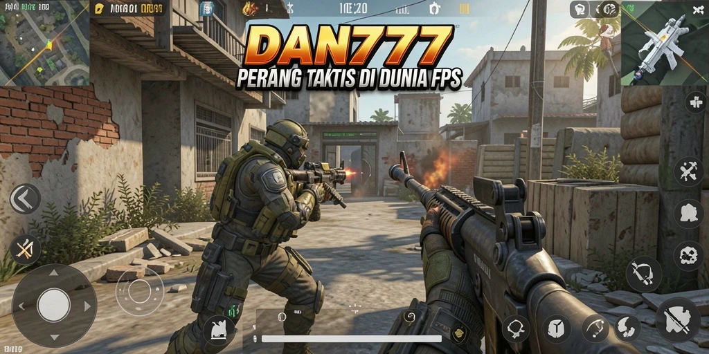 Tangkapan layar menampilkan aksi intens dalam gameplay FPS.