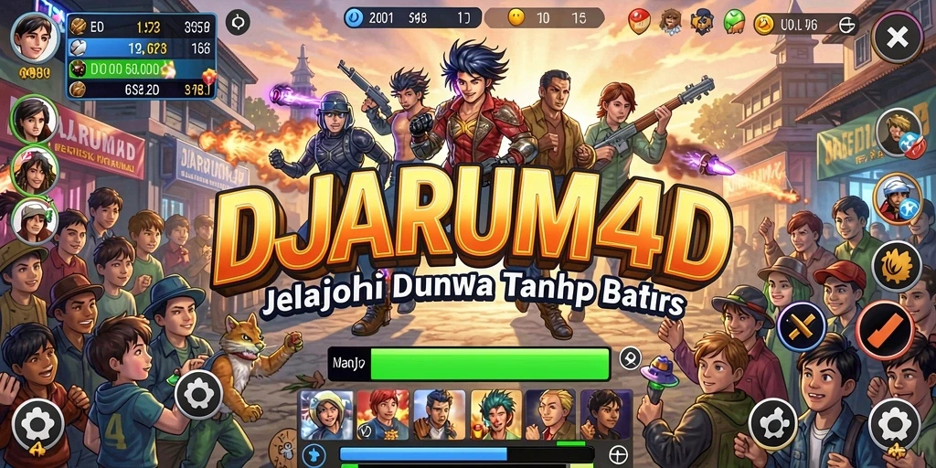 Tampilan gameplay DJARUM4D yang menakjubkan dalam dunia Open World.