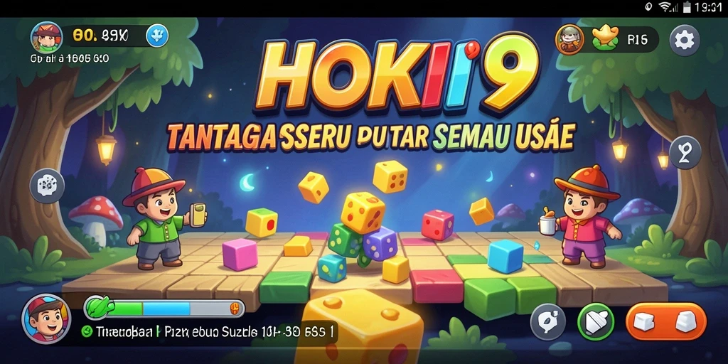 Tampilan gameplay HOKI9 dengan teka-teki yang menantang.