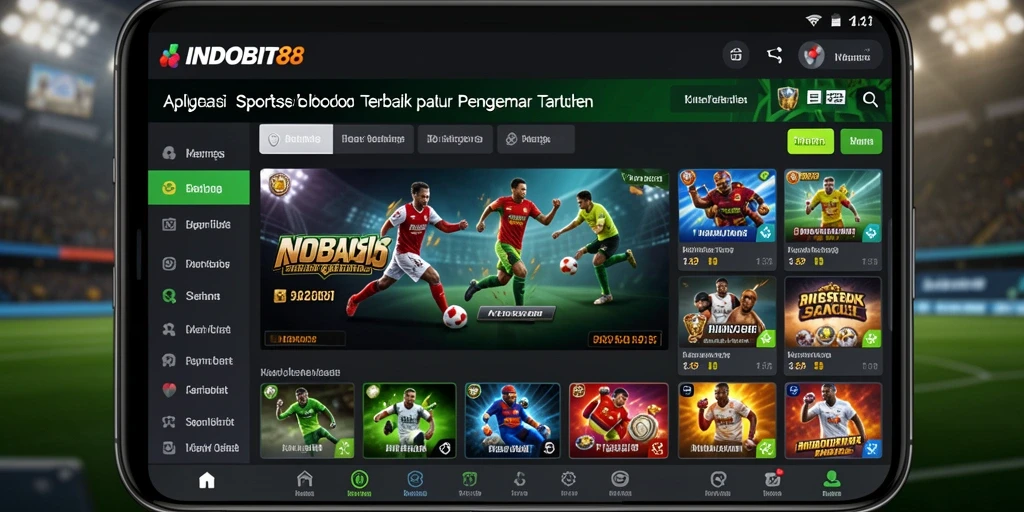 Screenshot INDOBIT88 menunjukkan tampilan antarmuka yang menarik dan ramah pengguna.