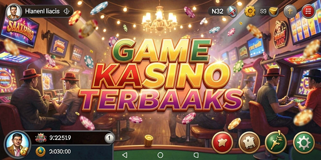 Tampilan gameplay N32 dengan berbagai pilihan permainan Kasino.
