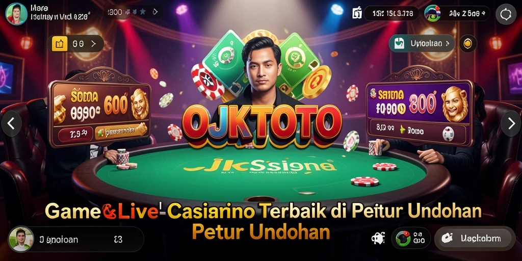 Tampilan menarik dari gameplay OJKTOTO Live Casino yang seru.