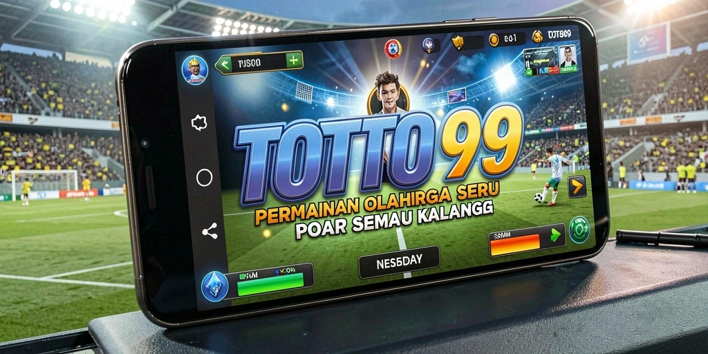 Tampilan gameplay TOTO99 dengan aksi olahraga yang seru dan mendebarkan.