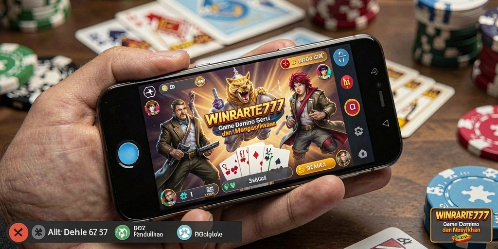 Screenshot gameplay WINRATE777 yang penuh aksi dalam permainan Domino.